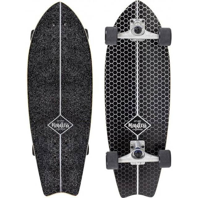Mindless Longboards Fish Tail Surf Skate 29.5" Surfskate black