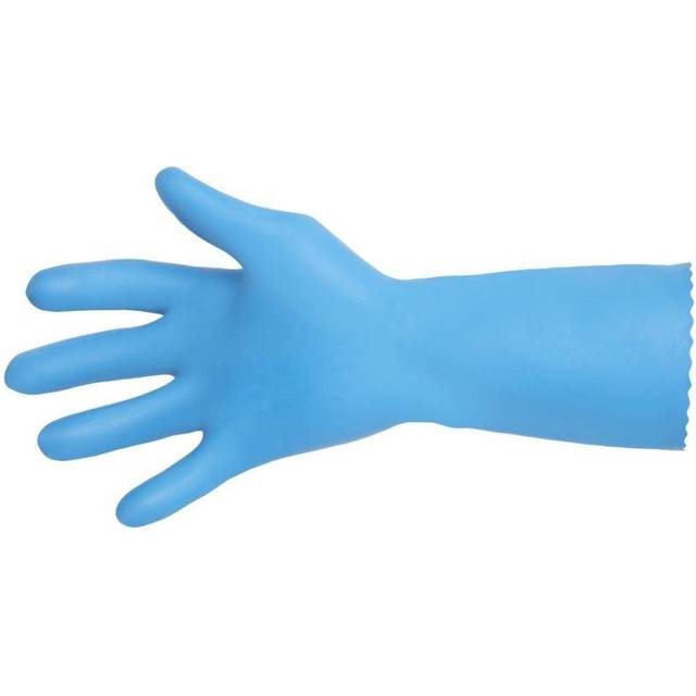 MAPA Jersette 308 Liquid-Proof Food Handling Gloves Blue Medium