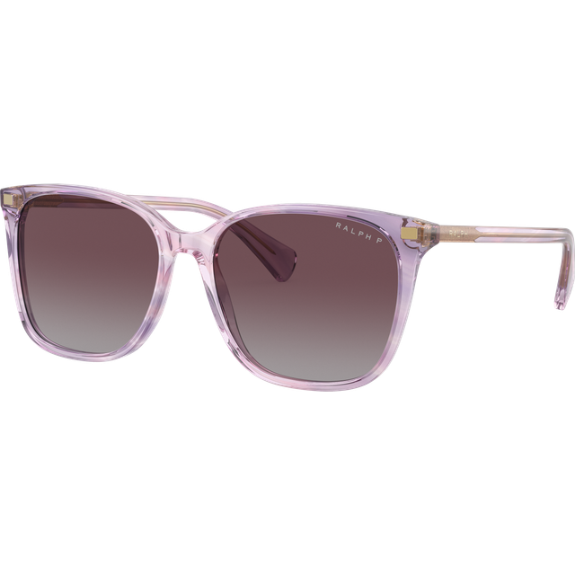 Ralph Lauren Kvinna RA5293 VVCV 603662 Solglasögon Acetat Violett Violett Fyrkantig Polariserad Skuggad