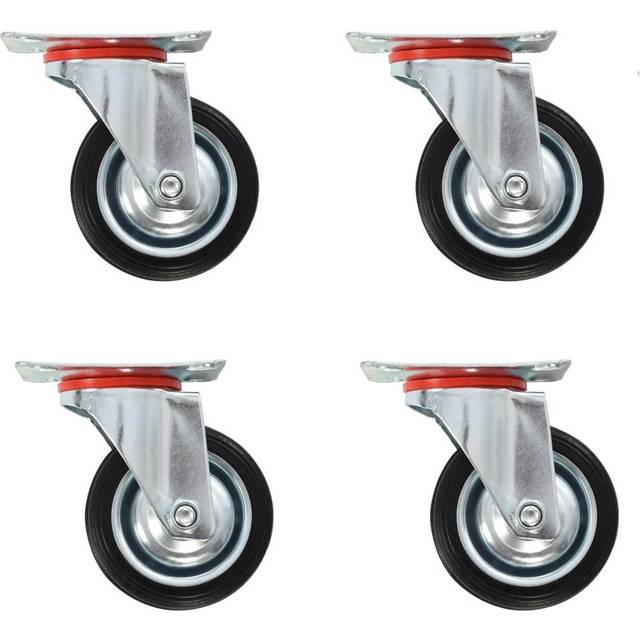 vidaXL Swivel Casters 4 pcs 75 mm