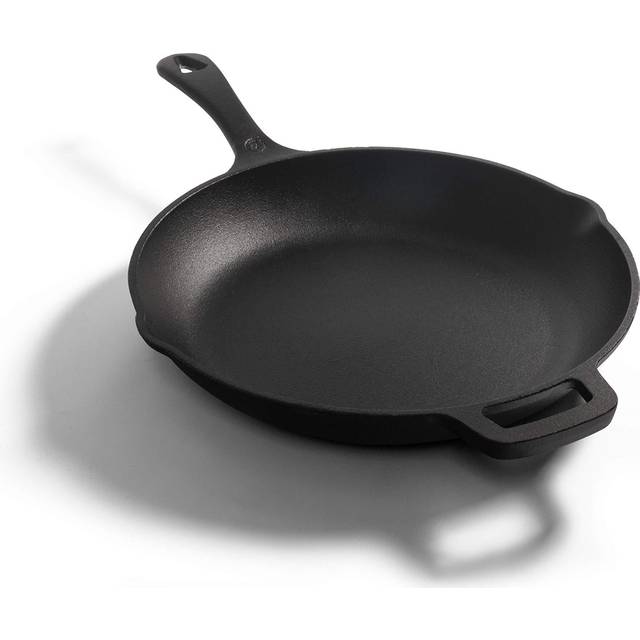 Commercial CHEF 10 Inch Cast Iron Skillet  Pre-Seasoned Cast Iron Pan with Dual Pour Spouts