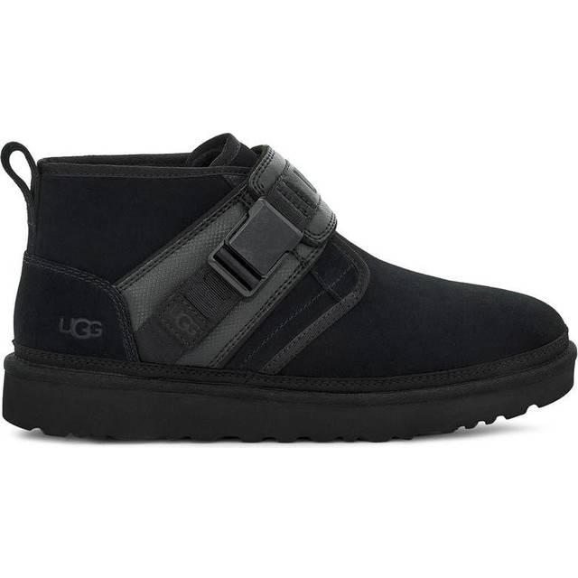 UGG Neumel Snapback Buckle Fleece Lined Snow Boots Black 1118570-BLK - 9