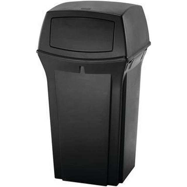 Rubbermaid Ranger Container with Two Doors - 132.5L - Black
