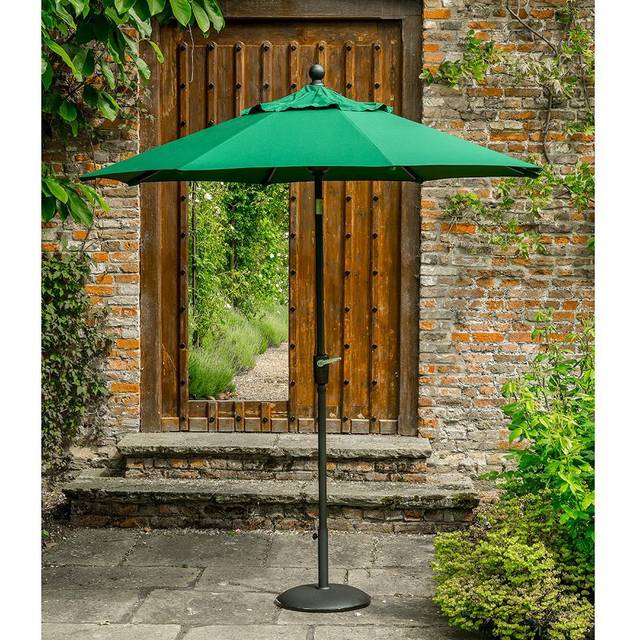 Elizabeth 2.2m Traditional Parasol - Anthracite (220cm W X 220cm D)