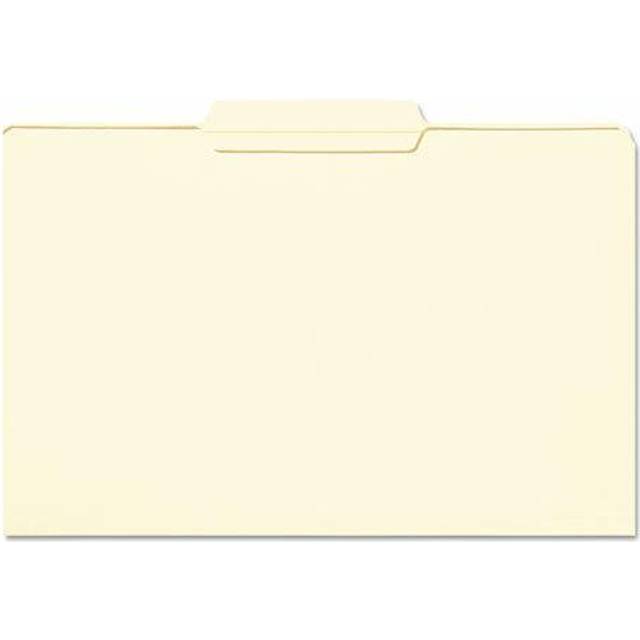Smead File Folder  Reinforced 1/3-Cut Tab  Center Position  Legal Size  Manila  100 per Box (15336)