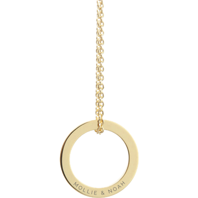 Treat Republic Personalised Gold Star with Birthstone Crystal Necklace, June, Women