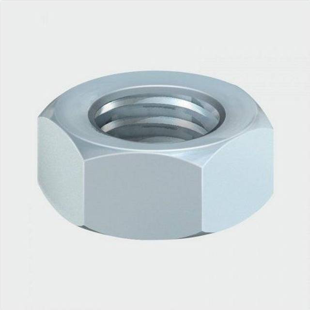 M8 Zinc Hex Full Bolt Nuts Qty 200 - Timco
