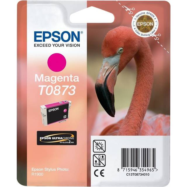 Compatible epson t0873 magenta ink cartridge c13t08734010