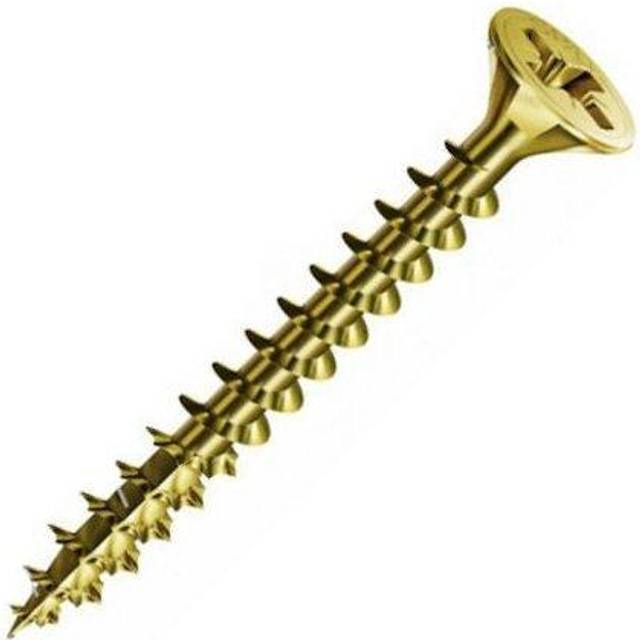 Spax Pozi Countersunk Wood Screw Zinc - Yellow 3.5MM X 12MM (Box-200)