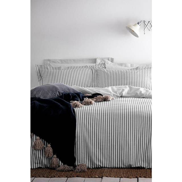 Yard Double Hebden Grey Reversible Duvet Set - Yard Living