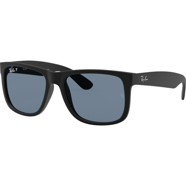 Ray-Ban RB4165F Justin Asian Fit 622/2V 55 Svarta Solglasögon Män