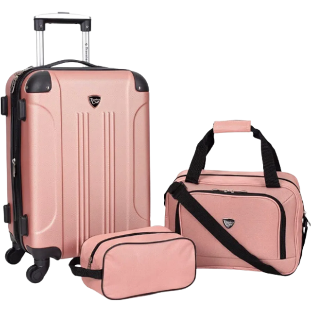 Travelers Club Chicago Hardside Expandable Spinner Luggages  Fuchsia