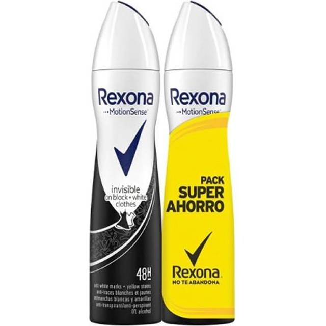 Rexona Deodorant Motion Sense Invisible On Black&White Clothes Spray 2x200ml