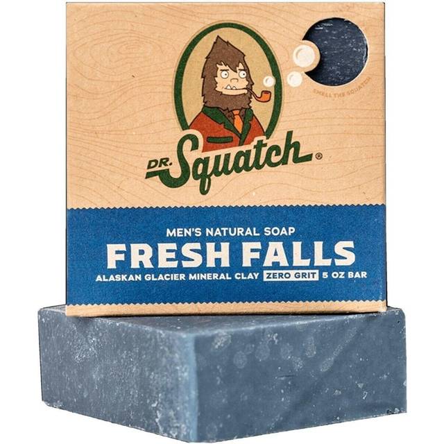 Dr. Squatch Men's Natural Bar Soap Fresh Falls 5 oz