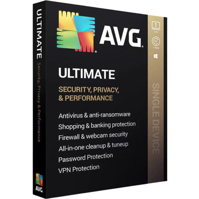 AVG Ultimate 2024/2025, 1 oder 10 Geräte, 1 - 3 Jahre, Download