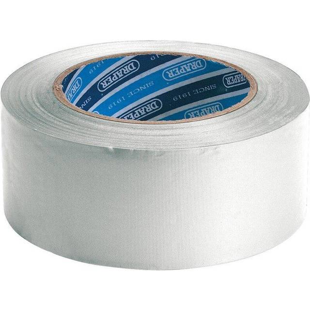 Draper 49431 30m x 50mm White Duct Tape Roll