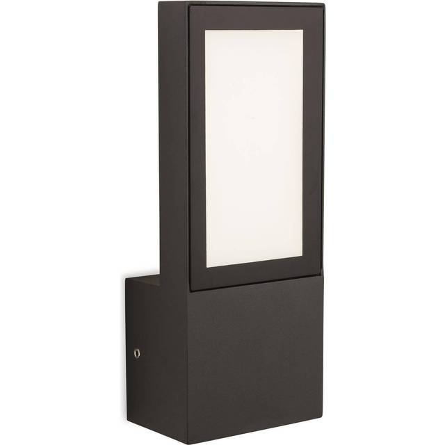 Firstlight Gamay Modern Style LED Lantern 10W Cool White in Graphite and Opal
