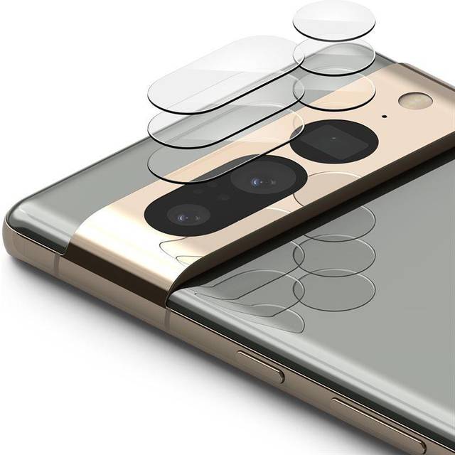 Ringke Google Pixel 7 Pro Kameraskydd i glas (3-pack)