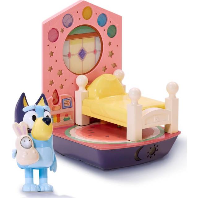 Bluey GoGlow Dream 3-i-1 nattlampa barn sängbord sovtränare bluey ficklampa och sömntimer, flerfärgad (14345)