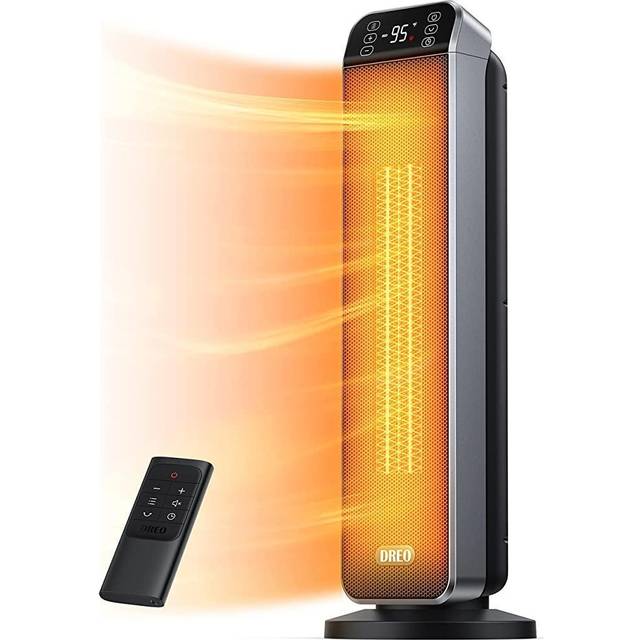 Dreo Space Heater Indoor  25 115fts Fast Portable Room Heater with Remote and Thermostat  3 Modes  Overheating  TipOver Pr