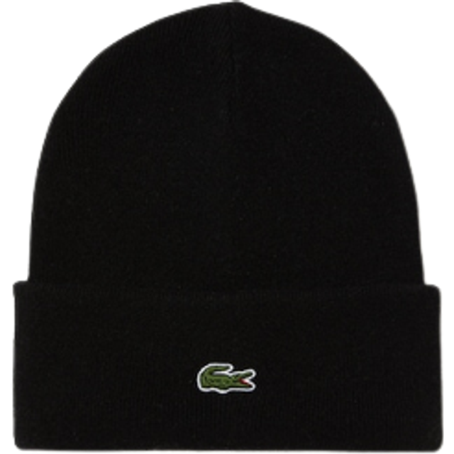 Lacoste Knitted Beanie Black