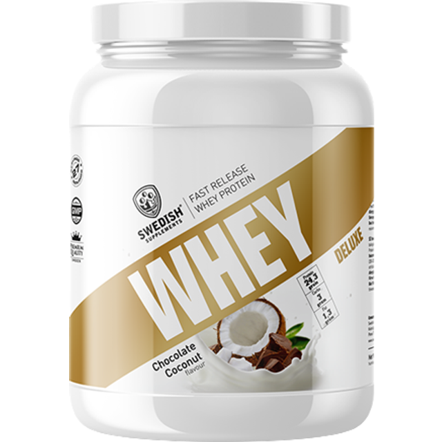 Whey Deluxe Vassleprotein 900 g
