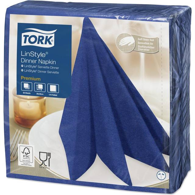 Tork LinStyle® Midnight Blue Dinner Napkin 39cm (12 x 50)