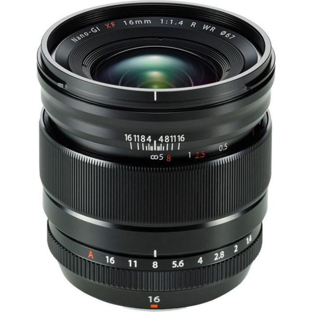 Used Fujifilm XF 16mm f1.4 R WR Super Wide Angle Prime Lens