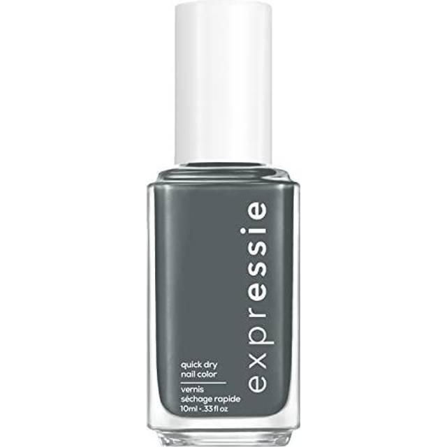 essie Expressie Nail Polish  Quick-Dry Muted Gray Nail Polish  Vegan  Cut To The Chase  0.33 fl oz