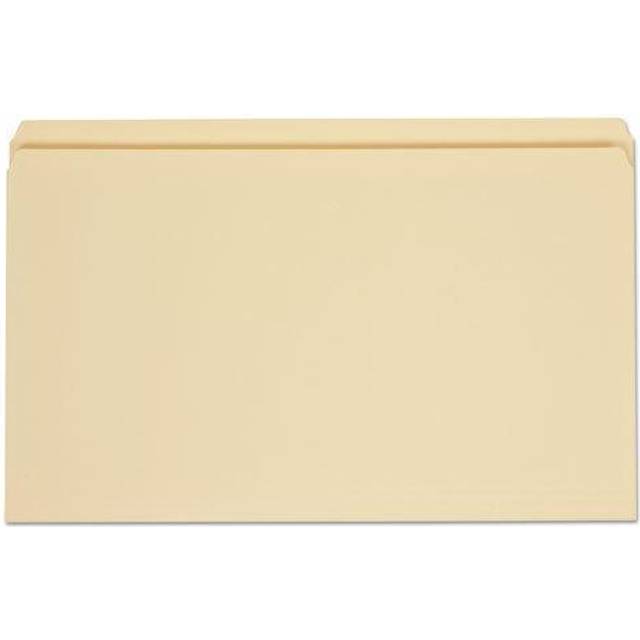 Universal 15110 File Folders  Straight Cut  One-Ply Top Tab  Legal  Manila  100/Box