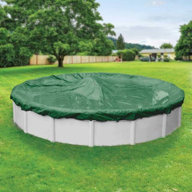 Robelle 5018-4 Rip-Shield Optimum Winter Pool cover for Round Above ground Swimming Pools  18-ft Round Pool