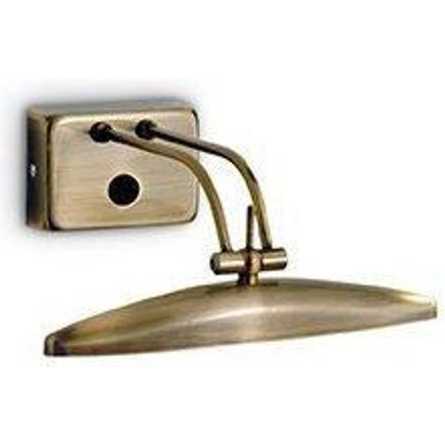 Ulammandakh Mirror-20 2 Light Wall Lamp - Burnished (10cm H X 25cm W X 10cm D)