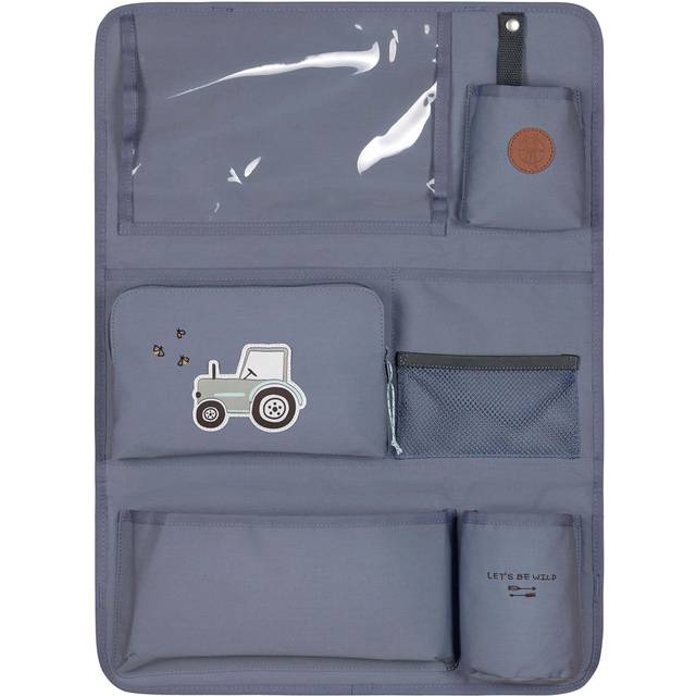 LÄSSIG Bilarrangör, bilbaksätesarrangör, baksätesficka för bil, vikbar 55 cm/bil wrap-to-go, Traktor, 55 cm, bilarrangör
