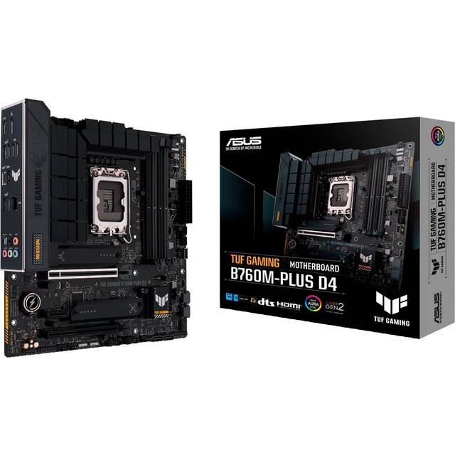 ASUS B760M-PLUS TUF GAMING D4 Moderkort (Utan WIFI)