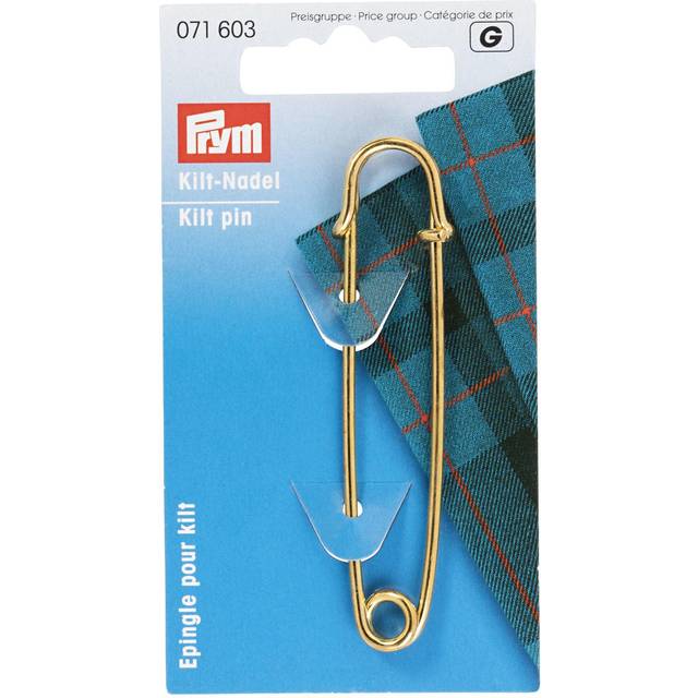 Prym Kilt Pin Brass 76 mm Gold col Lacquered