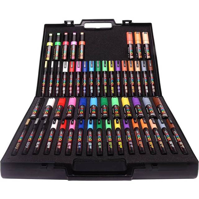 Posca Case Assorted Colours Set of 54