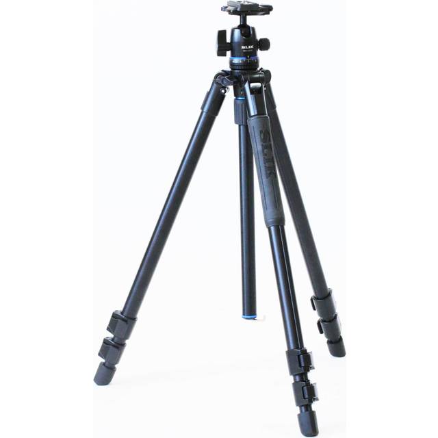 Slik pro al-523-bh5as aluminum 3-section tripod with dual-action ball head
