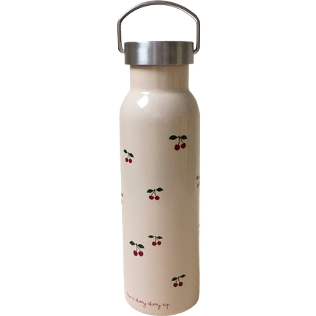Konges Sløjd - THERMO BOTTLES 350 ml - Dricksflaska för barn - CHERRY - Ø7,2cm x H20,8 cm