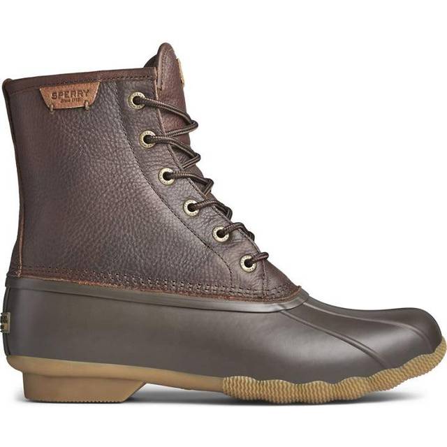 Sperry Women's Saltwater Boots  Tan/Dk Brown  9