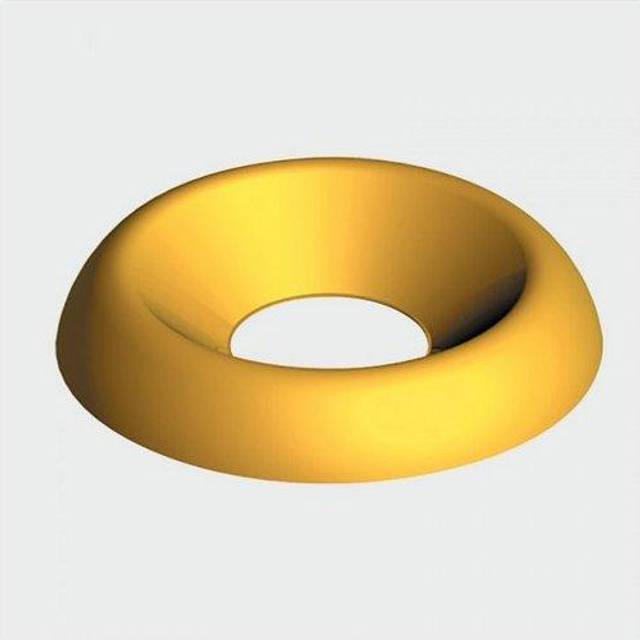TIMCO Screw Cups Electro Brass - 6BCUPP - Pack of 60- you get 11