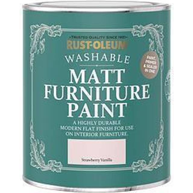 Rust-Oleum Matt Furniture Paint - STRAWBERRY VANILLA - 750ml - Pink