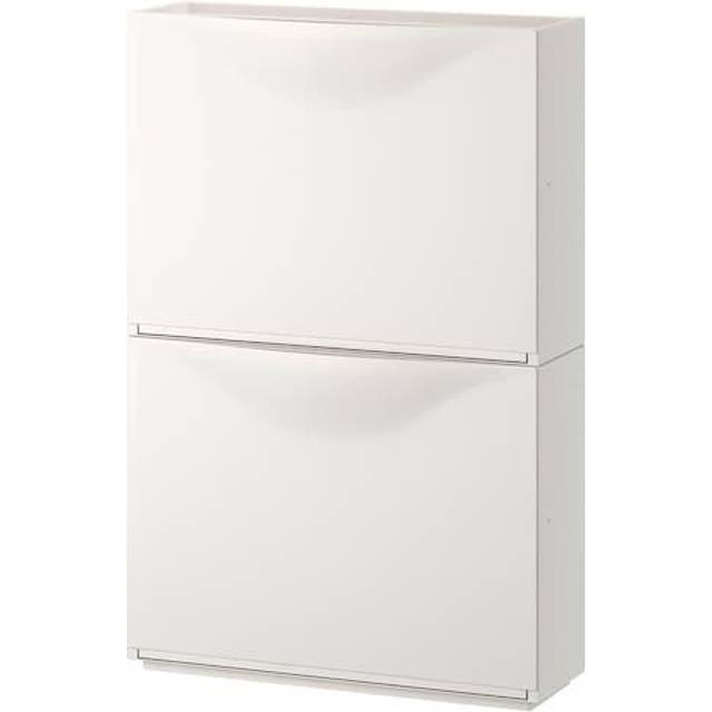 TRONES Shoe cabinet/storage, white, 52x18x39 cm