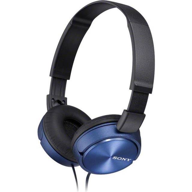 Sony Foldable Stereo Headphones - Metallic White