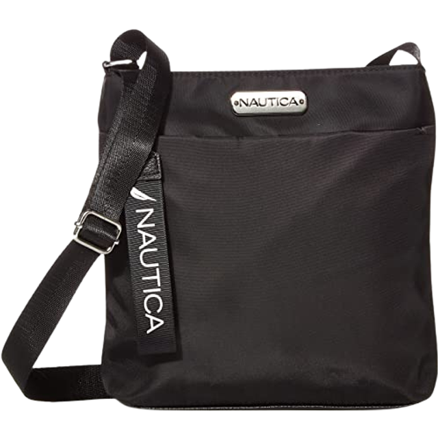 Nautica Diver Nylon Small Women's Crossbody Bag Purse with Adjustable Shoulder Strap  Indigo