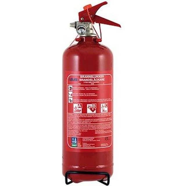 Pulversläckare Nor-Tec Abc 2Kg Röd