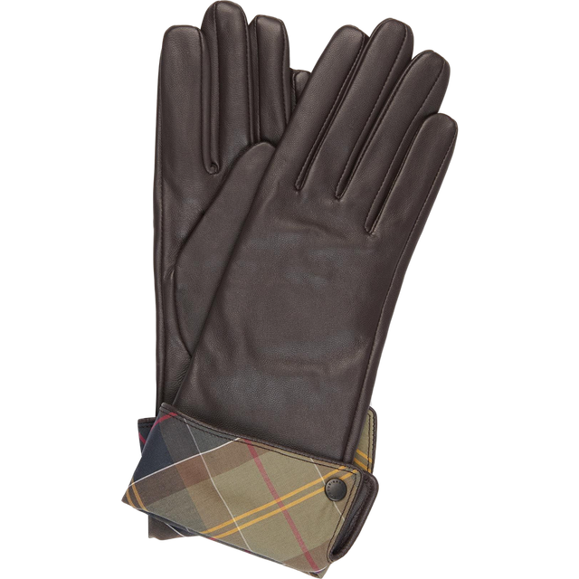 Barbour Lady Jane Leather Gloves - Black