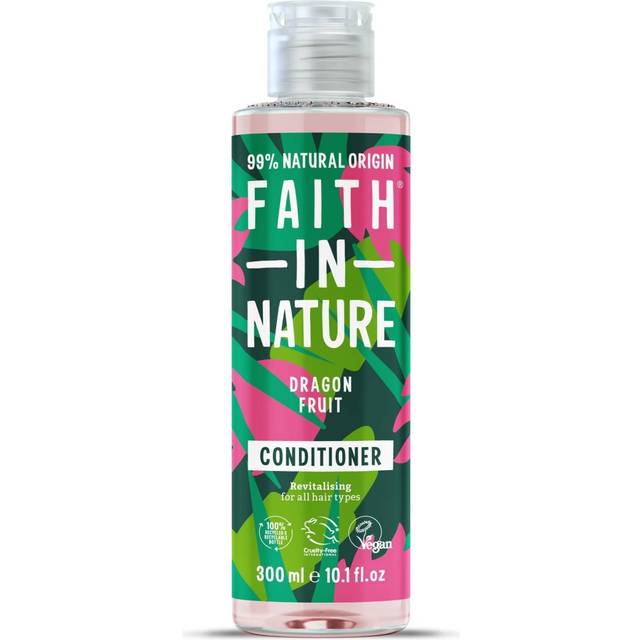 300ml Natural Dragon Fruit Conditioner, Revitalising, Vegan & Cruelty Free, No SLS or Parabens, For All Hair Types