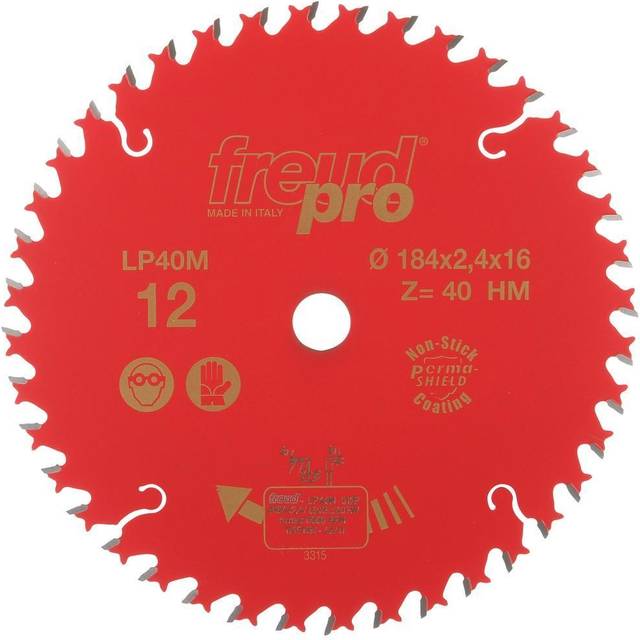 Freud LP40M Solid Wood Cutting Circular Saw Blade 184mm 40T 16mm