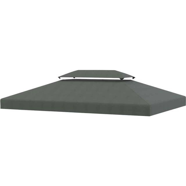 Outsunny Deluxe Gazebo Canopy Cover For Outdoor Leisure | Wowcher - Grey