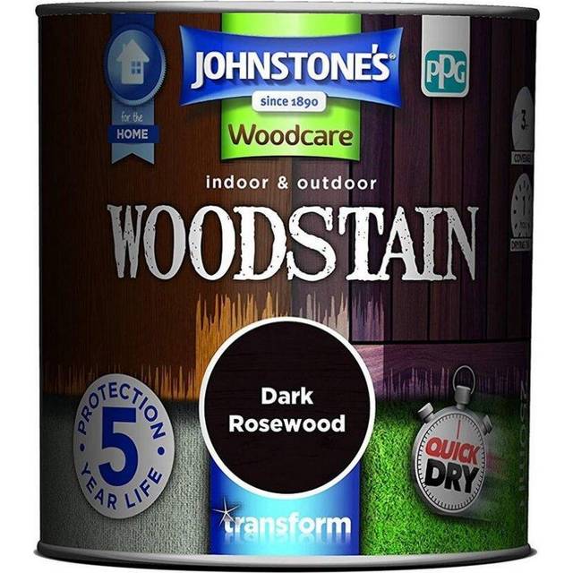Johnstone's Dark Rosewood Woodstain 250ml - JOHNSTONES - Brown